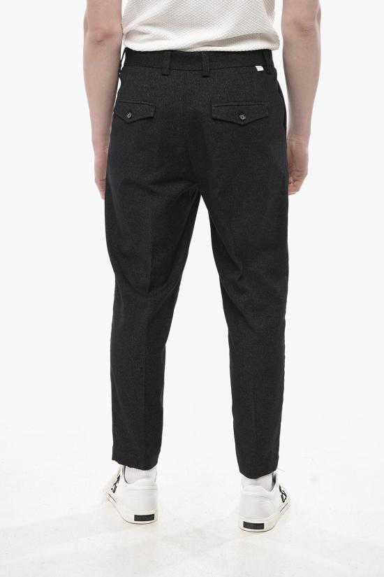  파올로페코라 스트레이트 팬츠 24IC1M0B12101629000 Black - PAOLO PECORA MILANO