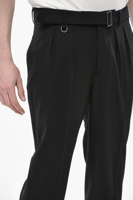  파올로페코라 스트레이트 팬츠 24IC1M0B05230579000 Black - PAOLO PECORA