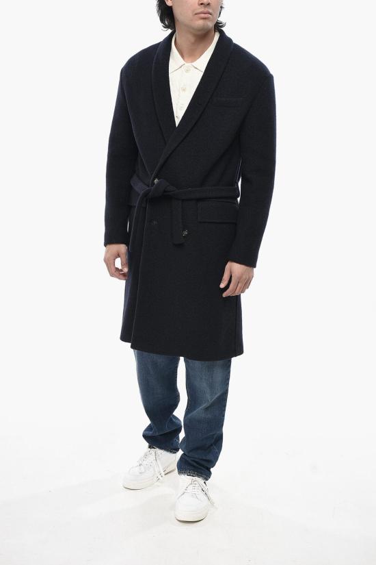  파올로페코라 코트 24IC1M0N01146066685 Blue - PAOLO PECORA