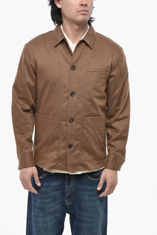  파올로 페코라 긴팔 셔츠 24IC1M0L06251831181 Brown