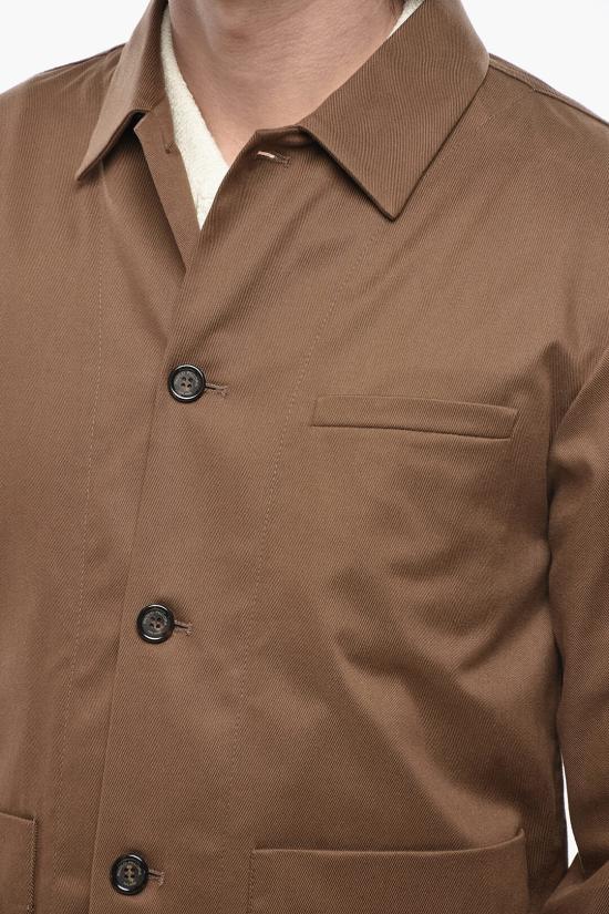  파올로 페코라 긴팔 셔츠 24IC1M0L06251831181 Brown - PAOLO PECORA