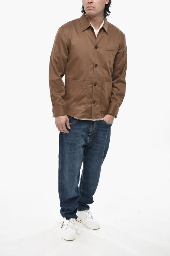  파올로 페코라 긴팔 셔츠 24IC1M0L06251831181 Brown - PAOLO PECORA