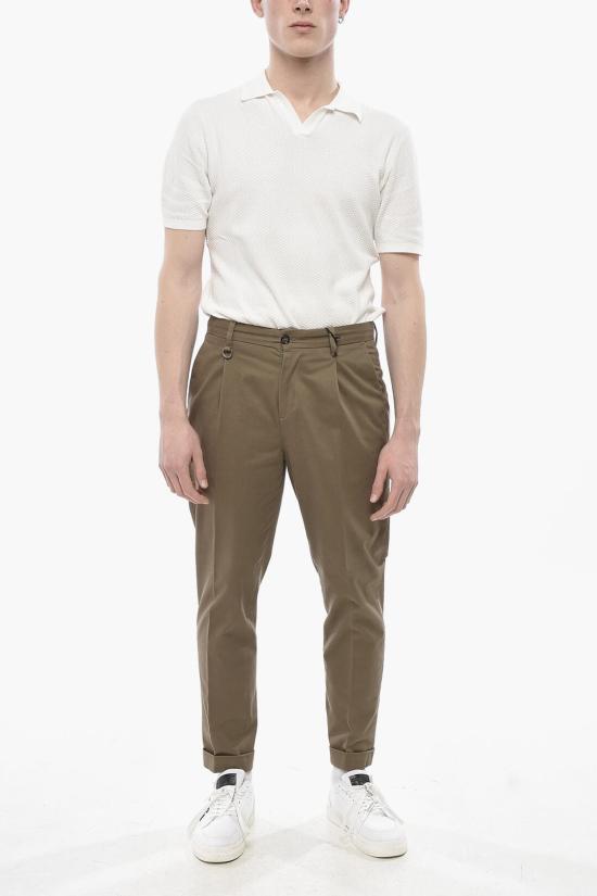  파올로페코라 치노 팬츠 24IC1M0B12AT0021368 Brown - PAOLO PECORA