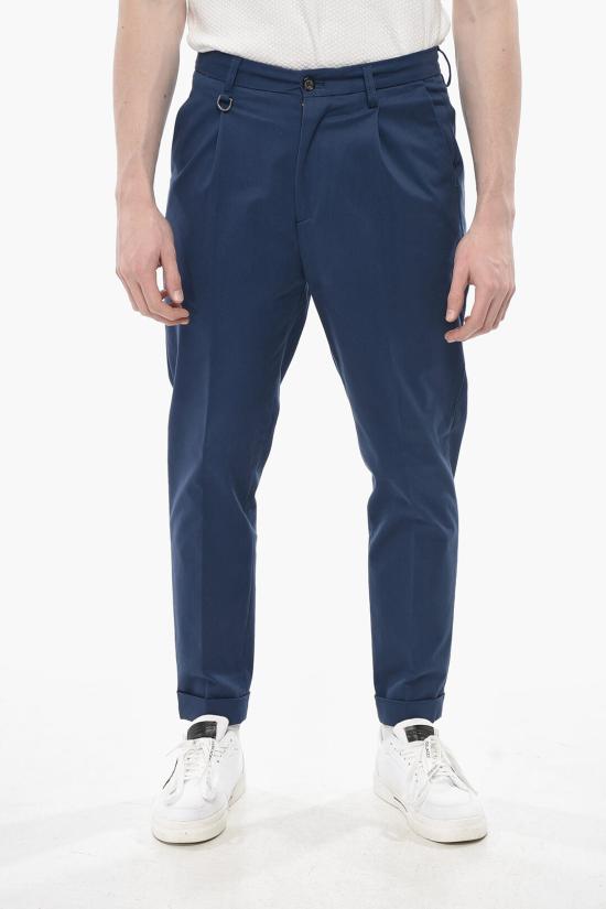  파올로페코라 치노 팬츠 24IC1M0B12AT0026677 Blue