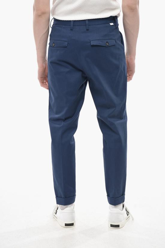  파올로페코라 치노 팬츠 24IC1M0B12AT0026677 Blue - PAOLO PECORA