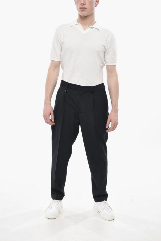  파올로페코라 스트레이트 팬츠 24IC1M0B12830576685 Blue - PAOLO PECORA MILANO