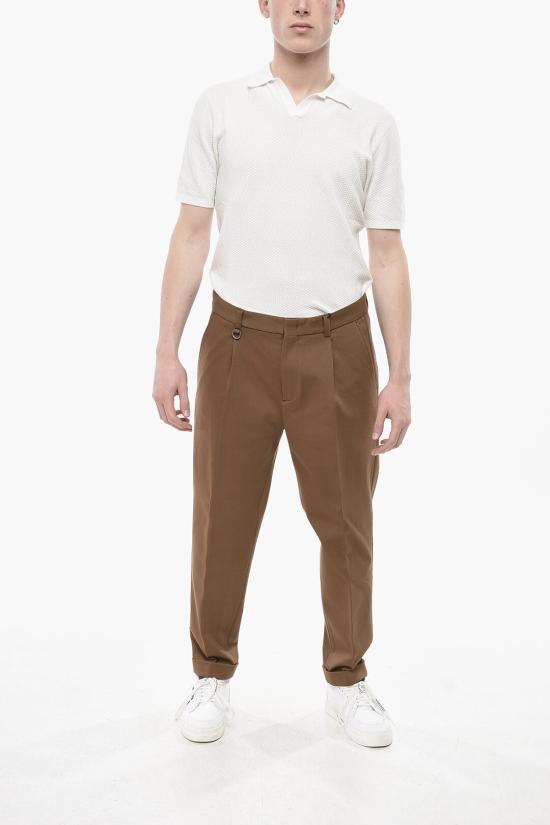  파올로페코라 치노 팬츠 24IC1M0B12B47011181 Brown - PAOLO PECORA