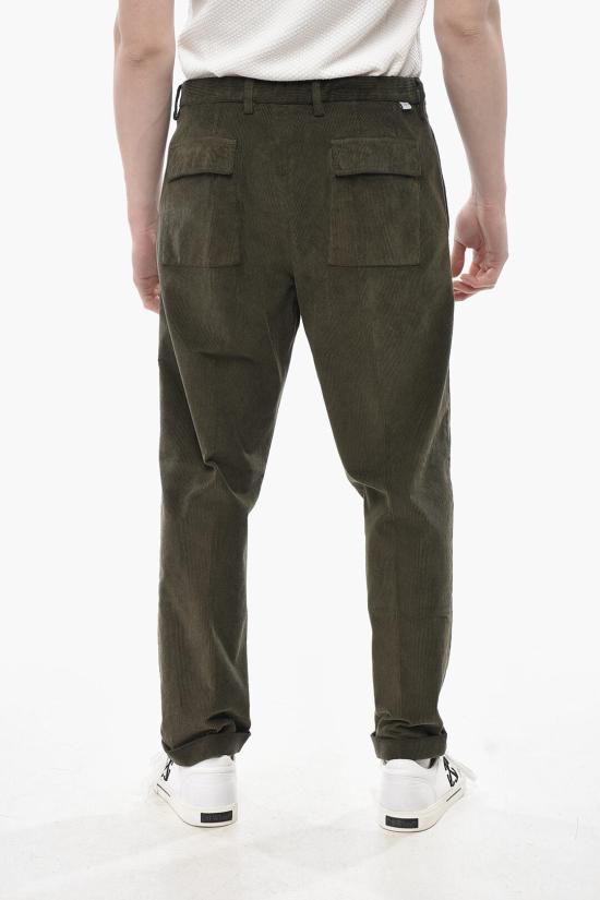  파올로 페코라 치노 팬츠 24IC1M0B064T0015334 Military Green - PAOLO PECORA