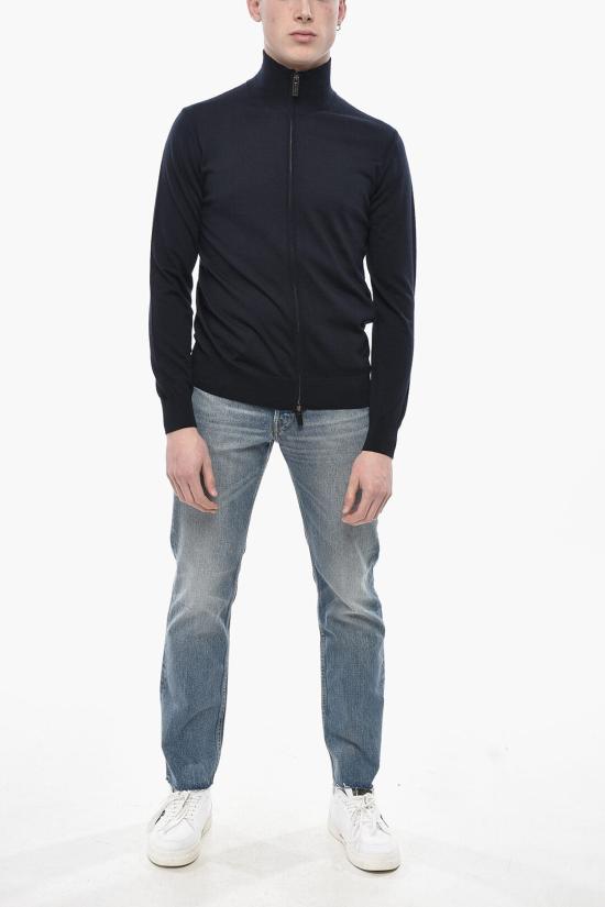  파올로페코라 스웨터 24IC1M0A004F0016462 Midnight blue - PAOLO PECORA