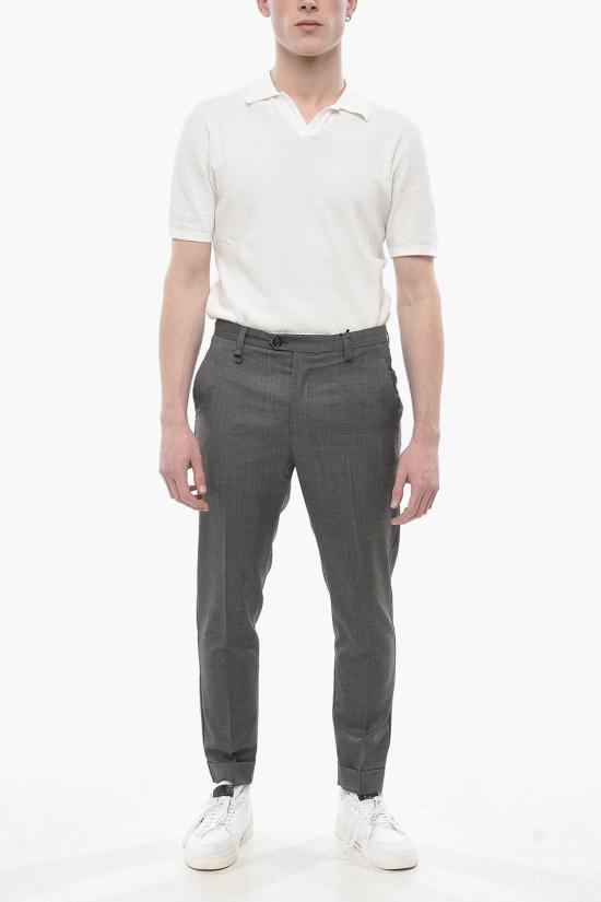  파올로페코라 스트레이트 팬츠 24IC1M0B02130578995 Gray - PAOLO PECORA MILANO