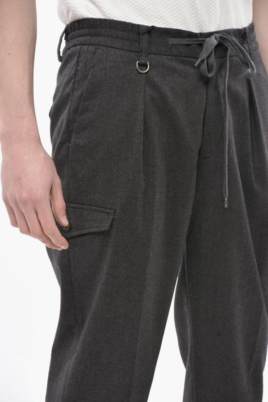  파올로페코라 스트레이트 팬츠 24IC1M0B03251348488 Gray - PAOLO PECORA MILANO