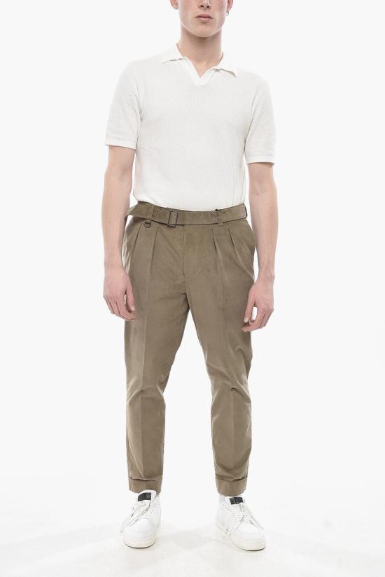  파올로페코라 스트레이트 팬츠 24IC1M0B05101631193 Brown - PAOLO PECORA MILANO