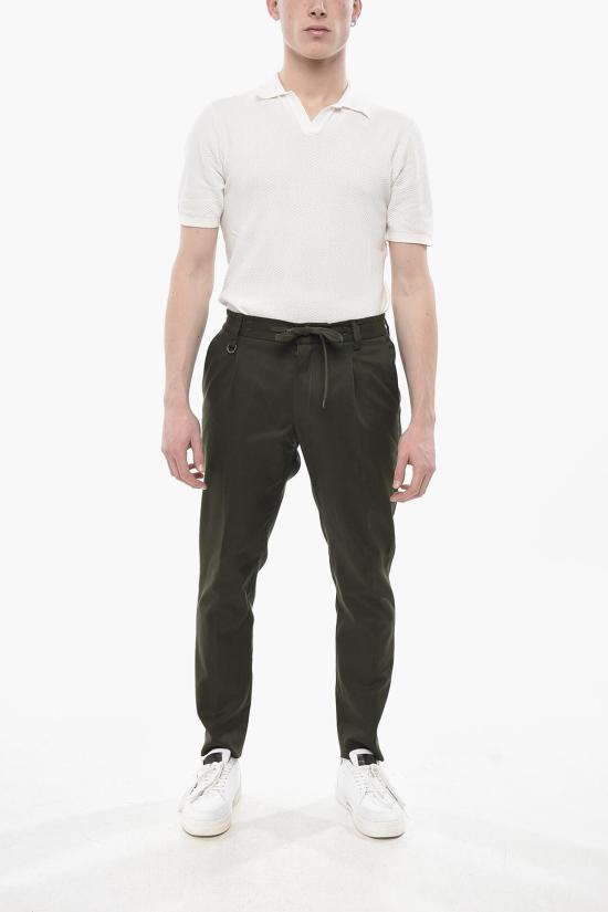  파올로페코라 스트레이트 팬츠 24IC1M0B01151835334 Military Green - PAOLO PECORA MILANO