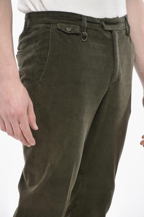  파올로페코라 치노 팬츠 24IC1M0B023T0015334 Military Green - PAOLO PECORA