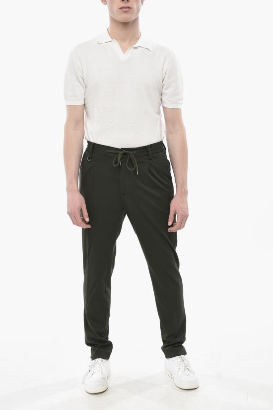  파올로페코라 스트레이트 팬츠 24IC1M0B01347015334 Military Green - PAOLO PECORA MILANO