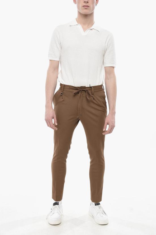  파올로페코라 치노 팬츠 24IC1M0B01347011181 Brown - PAOLO PECORA