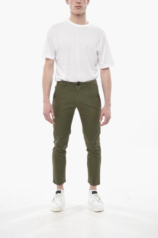  디파트먼트5 스트레이트 팬츠 PRINCE VE460GMILITARE Green - DEPARTMENT 5