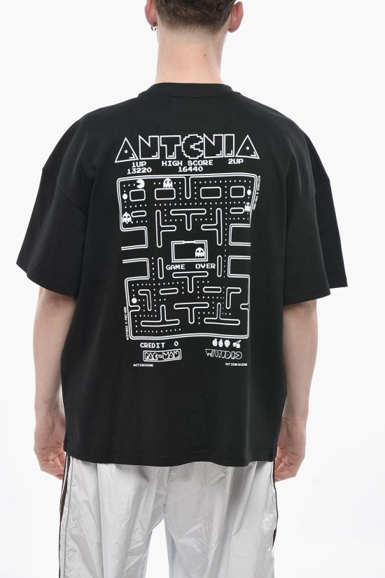  W/Studio 반팔 티셔츠 HEAVYTSHIRT PRINT WHITE BASE BLACK - OTHER BRANDS