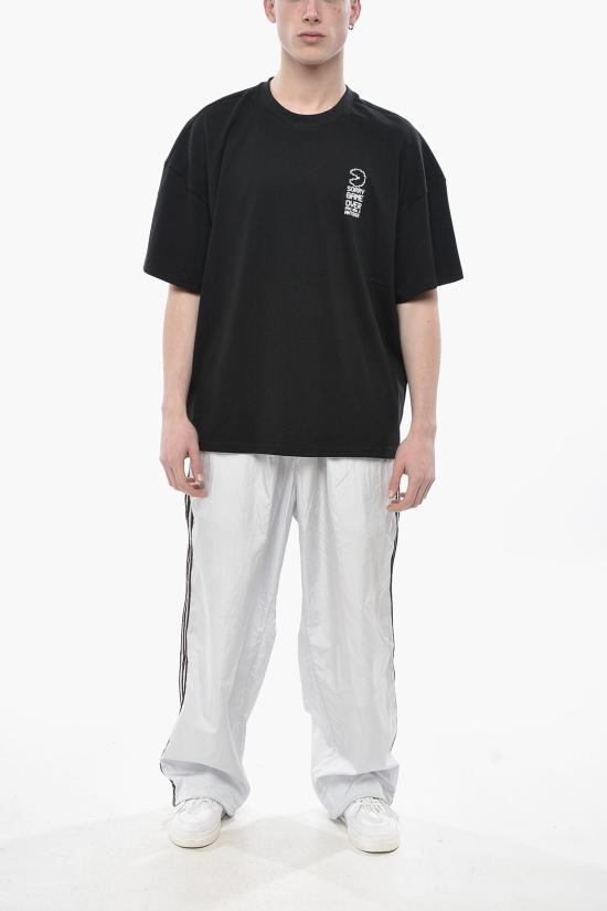  W/Studio 반팔 티셔츠 HEAVYTSHIRT PRINT WHITE BASE BLACK - OTHER BRANDS