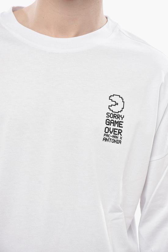  W/Studio 긴팔 티셔츠 LONGSLEEVE PRINT BLACK BASE WHITE White - OTHER BRANDS