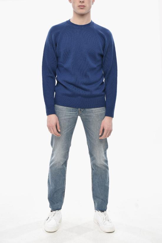  파올로페코라 스웨터 24IC1M0A051F0096677 Blue - PAOLO PECORA