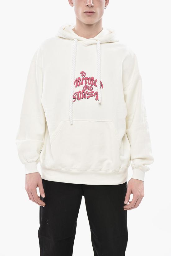 본사이 후드 티셔츠 SW003 BOLDWHITE