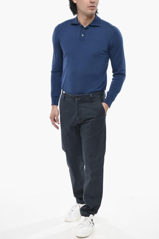  비에이블 치노 팬츠 EDOARDO T A GSW18BLUE Blue - BE ABLE