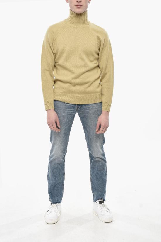  파올로페코라 터틀넥 24IC1M0A052F0093224 Yellow - PAOLO PECORA