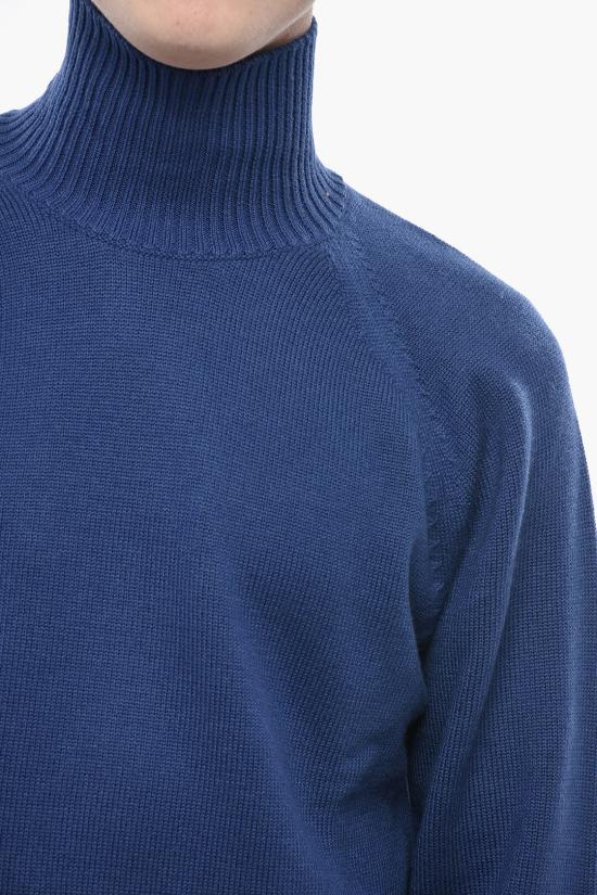  파올로페코라 터틀넥 24IC1M0A052F0096677 Blue - PAOLO PECORA