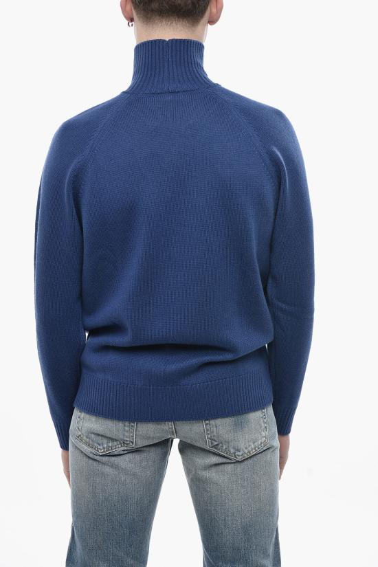  파올로페코라 터틀넥 24IC1M0A052F0096677 Blue - PAOLO PECORA