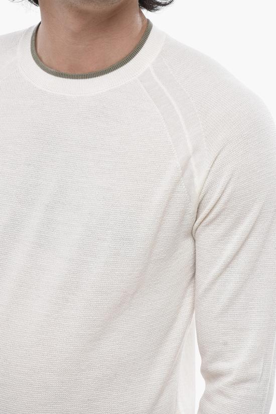  파올로 페코라 스웨터 24IC1M0A021F0011102 White - PAOLO PECORA