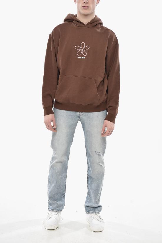  어웨이크 NY 후드 티셔츠 AWK FW24 HD302 BROWN Brown - AWAKE NY