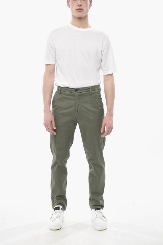  비에이블 치노 팬츠 EDOARDO T A GSW18MILITARE Green - BE ABLE