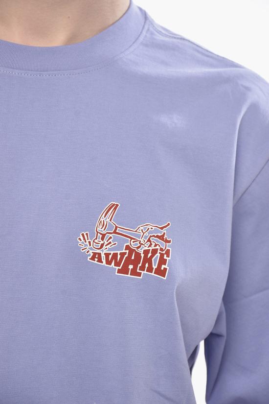  어웨이크 NY 반팔 티셔츠 AWK SP25 TS003 PERIWINKLE Violet - AWAKE NY
