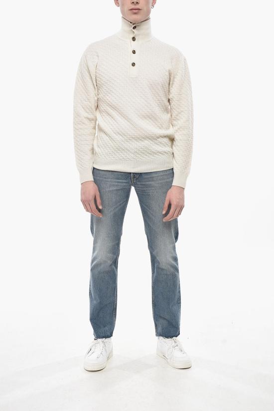  파올로페코라 터틀넥 24IC1M0A063F0021102 White - PAOLO PECORA