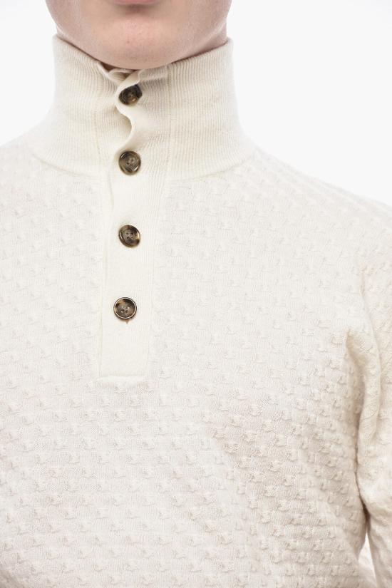  파올로페코라 터틀넥 24IC1M0A063F0021102 White - PAOLO PECORA