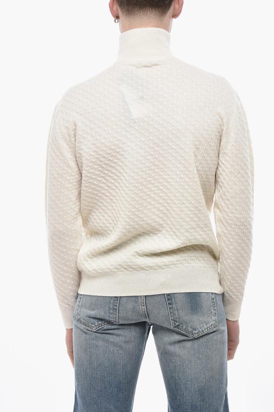  파올로페코라 터틀넥 24IC1M0A063F0021102 White - PAOLO PECORA