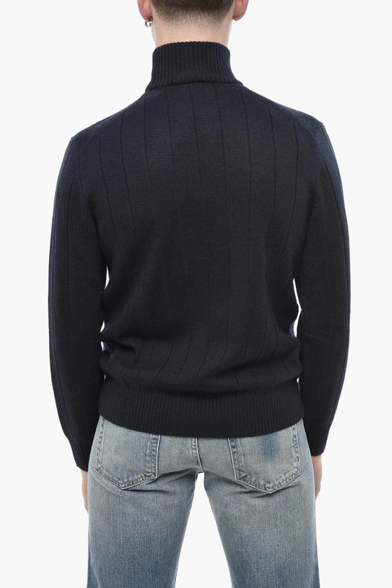  파올로페코라 터틀넥 24IC1M0A047F0096462 Midnight blue - PAOLO PECORA