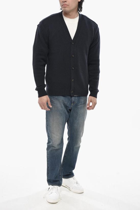  파올로페코라 가디건 24IC1M0A085F0066462 Midnight blue - PAOLO PECORA