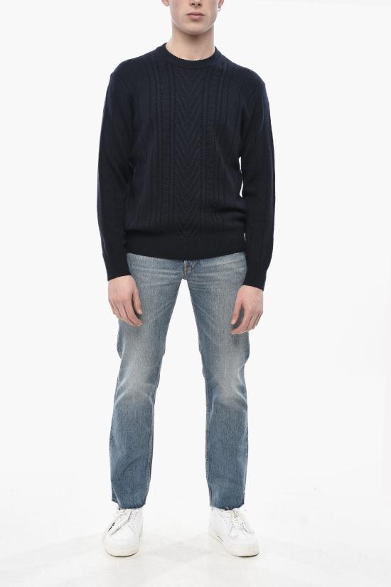  파올로페코라 스웨터 24IC1M0A046F0096462 Blue - PAOLO PECORA