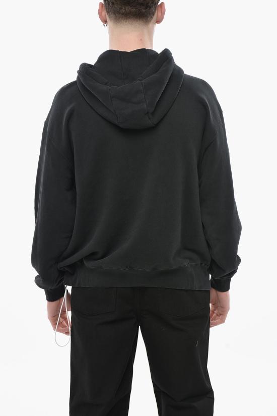  본사이 후드 티셔츠 SW003 ACIDBLACK Black - BONSAI