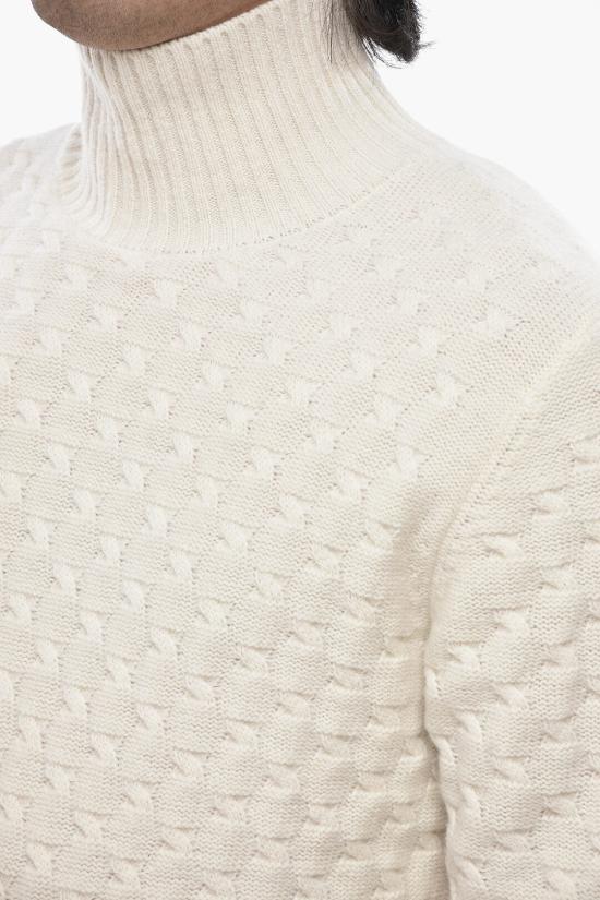  파올로페코라 터틀넥 24IC1M0A043F0021102 White - PAOLO PECORA