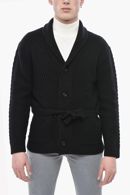  파올로페코라 가디건 24IC1M0A044F0029000 Black