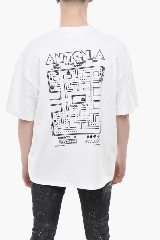  W/Studio 반팔 티셔츠 HEAVYTSHIRT PRINT BLACK BASE WHITE White - OTHER BRANDS