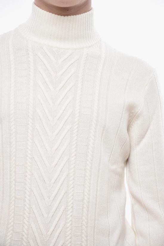  파올로페코라 터틀넥 24IC1M0A047F0091102 White - PAOLO PECORA