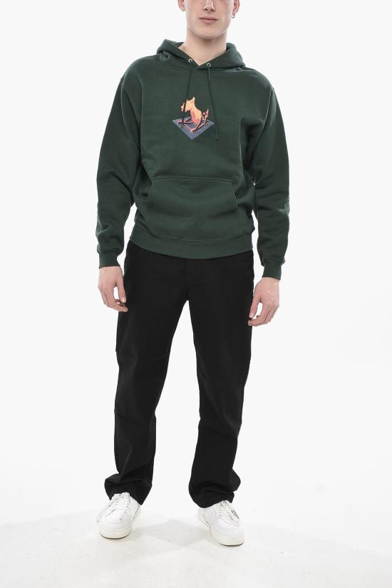  폴라 스케이트 후드 티셔츠 PSC F23 57 DARK GREEN - POLAR SKATE