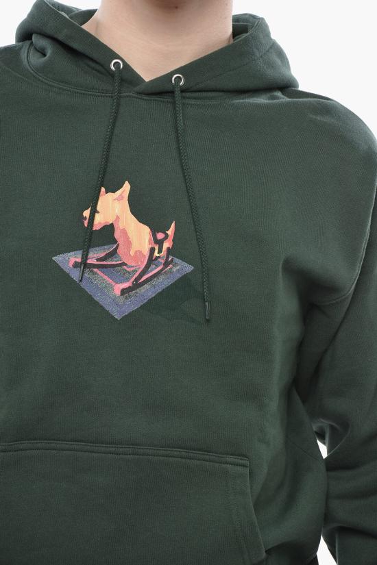  폴라 스케이트 후드 티셔츠 PSC F23 57 DARK GREEN Green - POLAR SKATE