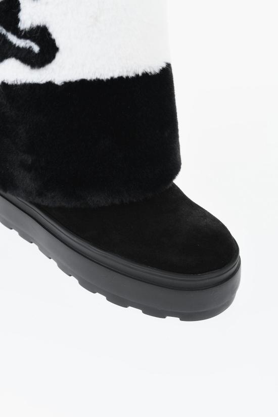  카사데이 부츠 2S350Y081N C2562 9000 Black White - CASADEI