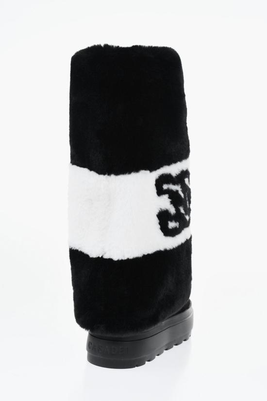  카사데이 부츠 2S350Y081N C2562 9000 Black White - CASADEI