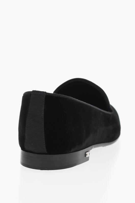  막스마라 로퍼 VELVETSLIPPER 2424526272 003 Black - MAX MARA